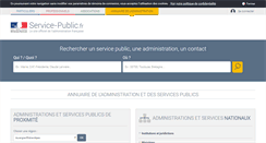 Desktop Screenshot of lannuaire.service-public.fr