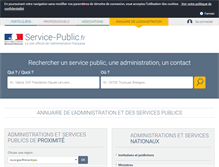 Tablet Screenshot of lannuaire.service-public.fr