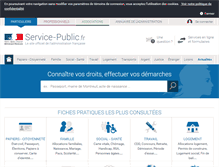 Tablet Screenshot of adele.service-public.fr